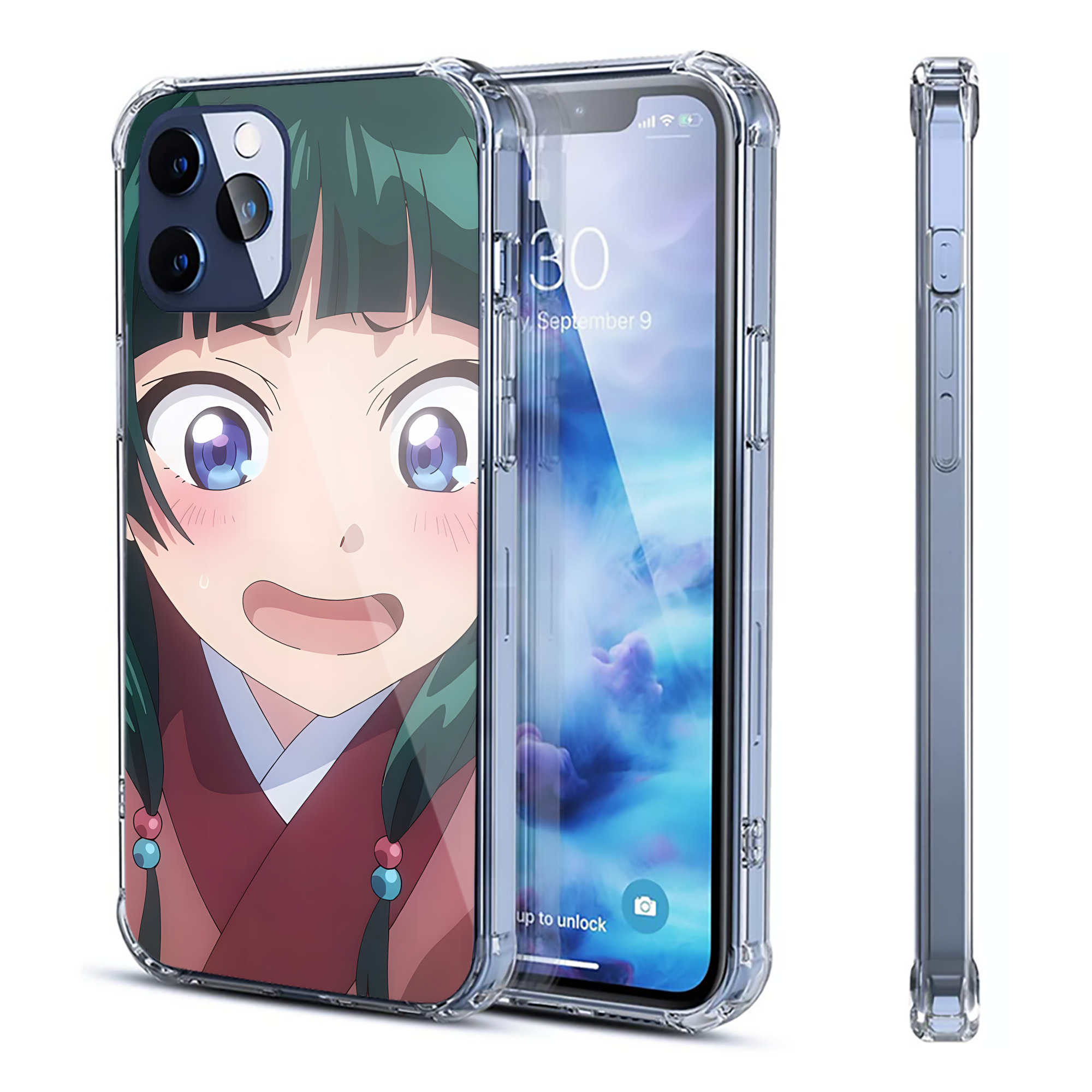 （画像用） 薬屋のひとりごと The Apothecary Diaries 【iPhone 12シリーズ対応】透明スマホケース（クリアソフトケース）